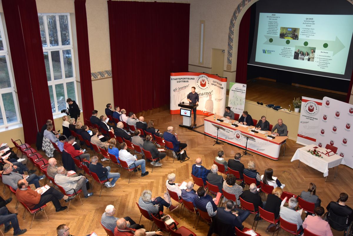 Blick in das Stadthaus Cottbus